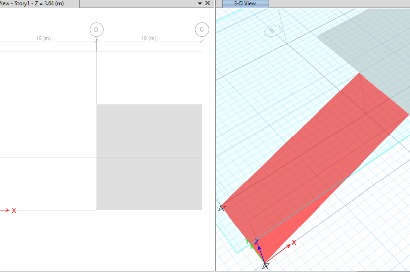 Stair Modeling Clarification in Etabs as it may consider a Stair Slab as wall area object.