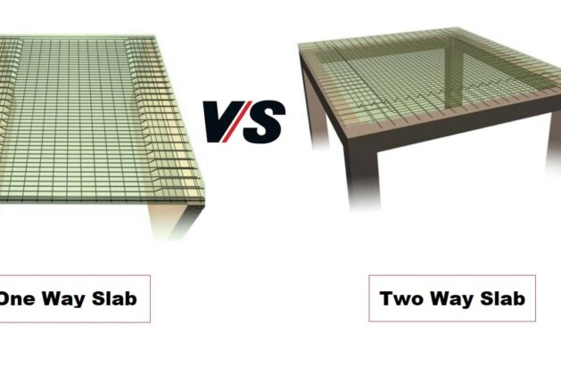 Difference between One Way Slab and Two Way Slab